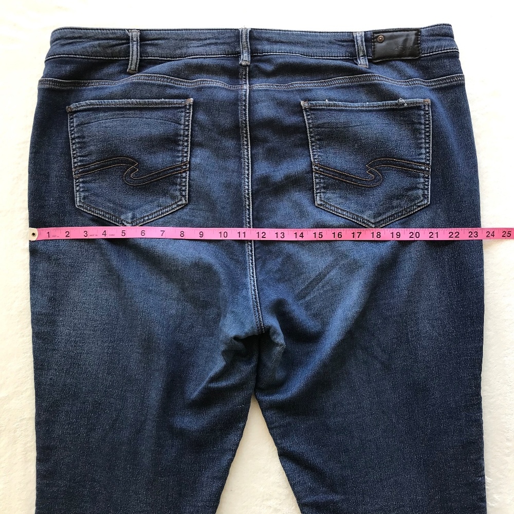 Silver Aiko High Skinny Sretch Jeans Size 22 - Picture 4 of 5